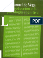 De Vega, Manuel, Introduccion A La Psicologia Cognitiva,-Cap. 1,3y4.
