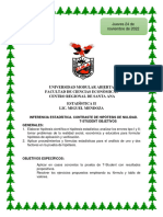 Prueba de Hipótesis de T de Student