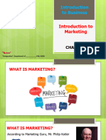 Summer 2022-2023 - Introduction To Business - Chapter 4 - Introduction To Marketing