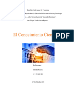 El Conocimiento Cientifico...