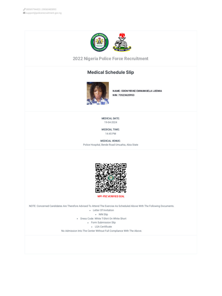 police-medical-screening-slip-pdf