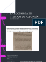 La Economía en Tiempos de Alfonsín