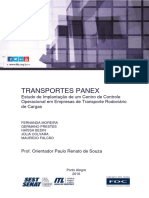 Transportes Panex - Estudo de Implantação de Um Centro de Controle Operacional em Empresas de Transporte Rodoviário de Cargas