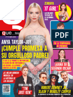 Revista Q Que... México, Abril 2024: Anya Taylor-Joy