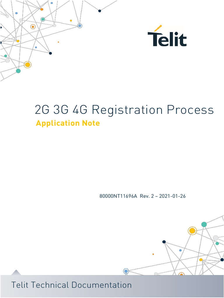 Telit 2G 3G 4G Registration Process Application Note r2 | PDF ...