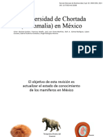 Biodiversidad de Chortada (Mammalia) en México