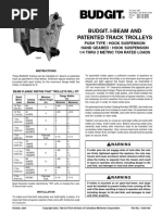 BUDGIT - Spark and Corrosion Resistant Trolley