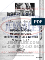 Massey Ferguson Tractor Service Manual MH S Mf3050