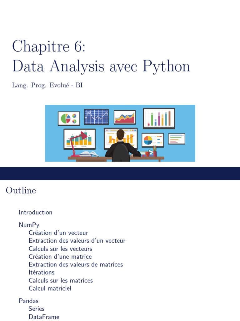 Analyse de données avec Python et NumPy | PDF | Méthodes et références ...