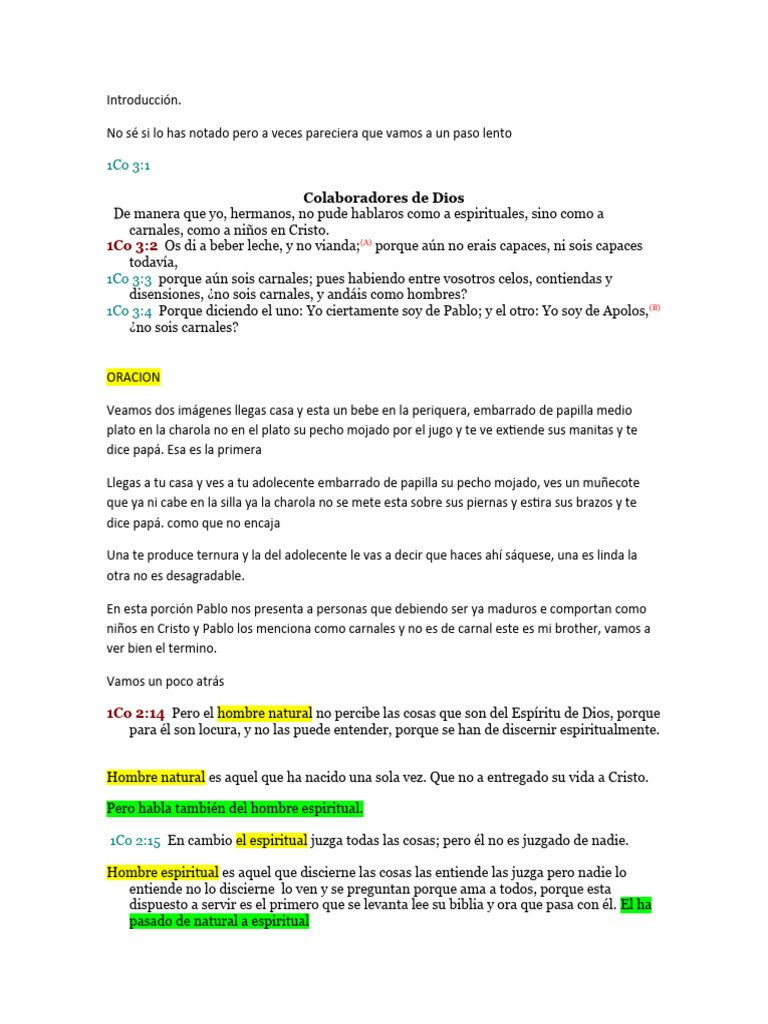 Cristiano Carnal | PDF | Cristo (título) | Creencia religiosa y doctrina