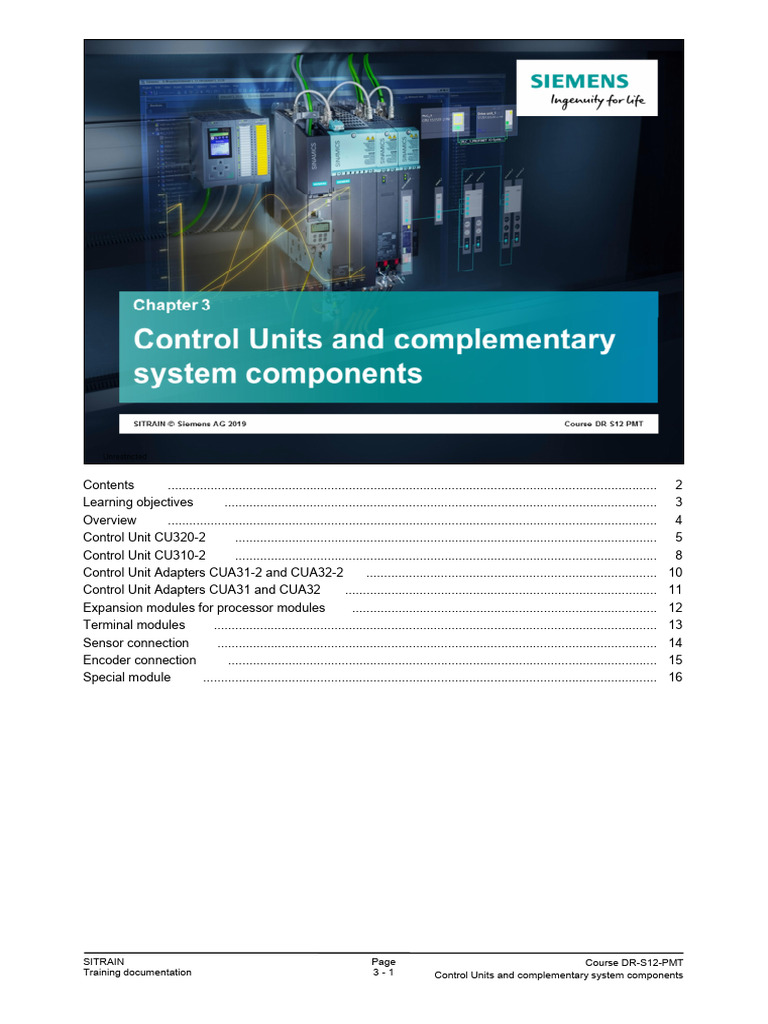 03 Control Units and Complementary System Components en | PDF ...