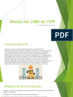 Resolución 2400 de 1979