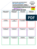 Denah Peserta Ujian PKBM Da 2022 Ruang A