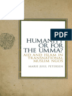Marie Juul Petersen - For Humanity or For The Umma - Aid and Islam in Transnational Muslim NGOs-Hurst (2015)