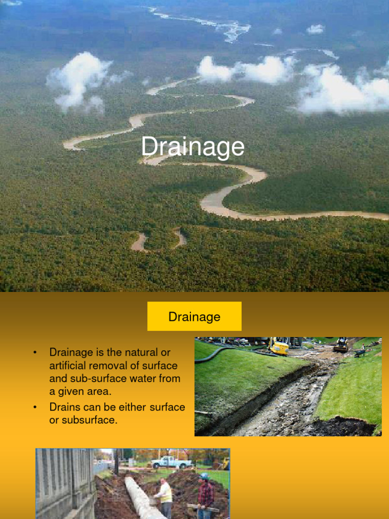 Subsurface Drainage Design Principles | PDF | Drainage | Surface Runoff