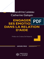 Engager Ses Émotions Dans La Relation D'Aide: Alexandrine Laizeau Catherine Galopin