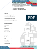 Formulir Pendaftaran Balsa Bridge Competition Disco 7TH