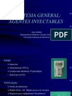 Anestesia inyectable