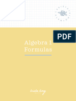 Algebra 1.formulas