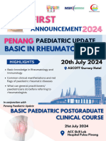 1st Announcement Poster - Practical Paeds Update