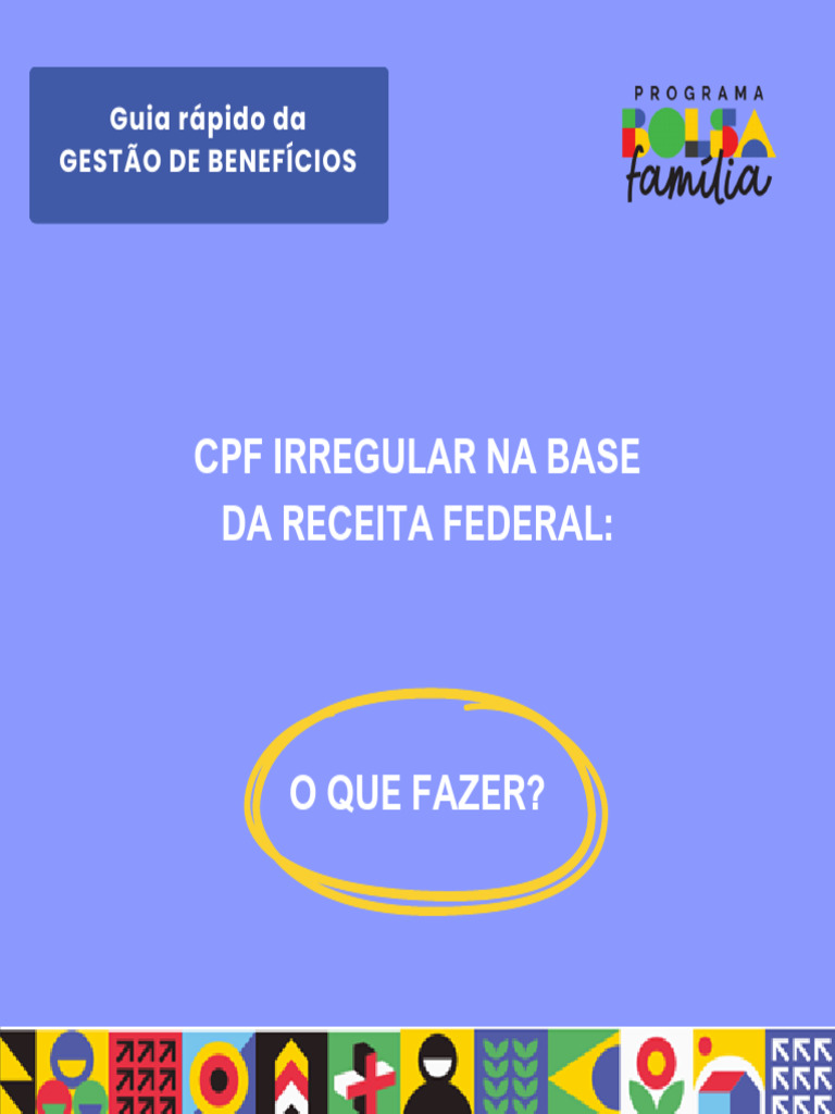 Regularização do CPF na Receita Federal | PDF