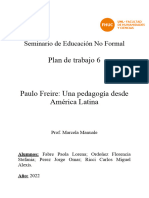 Plan de Trabajo 6 - Seminario de Educación No Formal