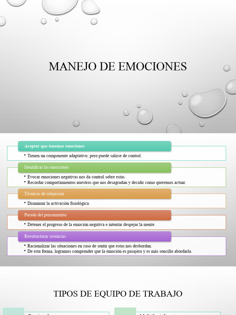Manejo de Emociones | PDF | Las emociones | Estrés (biología)