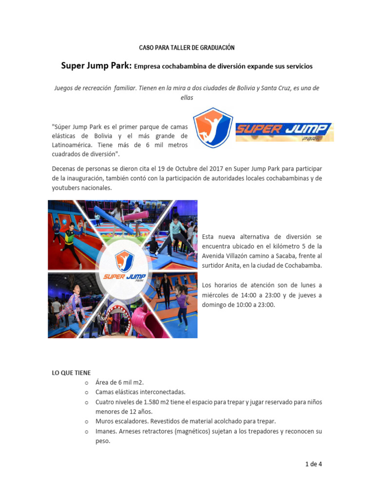 Super Jump Park | PDF | Hogar, jardinería y bricolaje