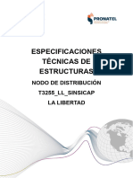 Especificaciones Técnicas de Estructuras y Albañilería 