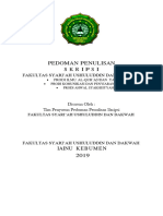 Pedoman Skripsi Ushuluddin Syariah Dakwah (USADA) 2020