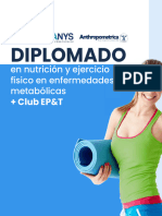 Manual - Diplomado en Nutrición y Ejercicio Físico en Enfermedades Metabólicas + ClubEPT&T