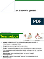 5- Control of Microbial Growth
