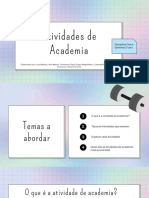 Atividades de Academia