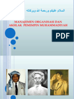 Manajemen Organisasi Dan Akhlak Pemimpin Muhammadiyah