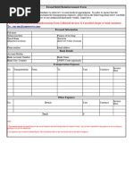 ExxonMobil Reimbursement Form