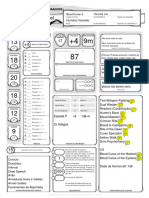 Ficha Oficial D&D 5E Editável