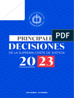 Principales Decisiones Tercer Cuatrimestre 2023
