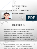 Creating Rubrics