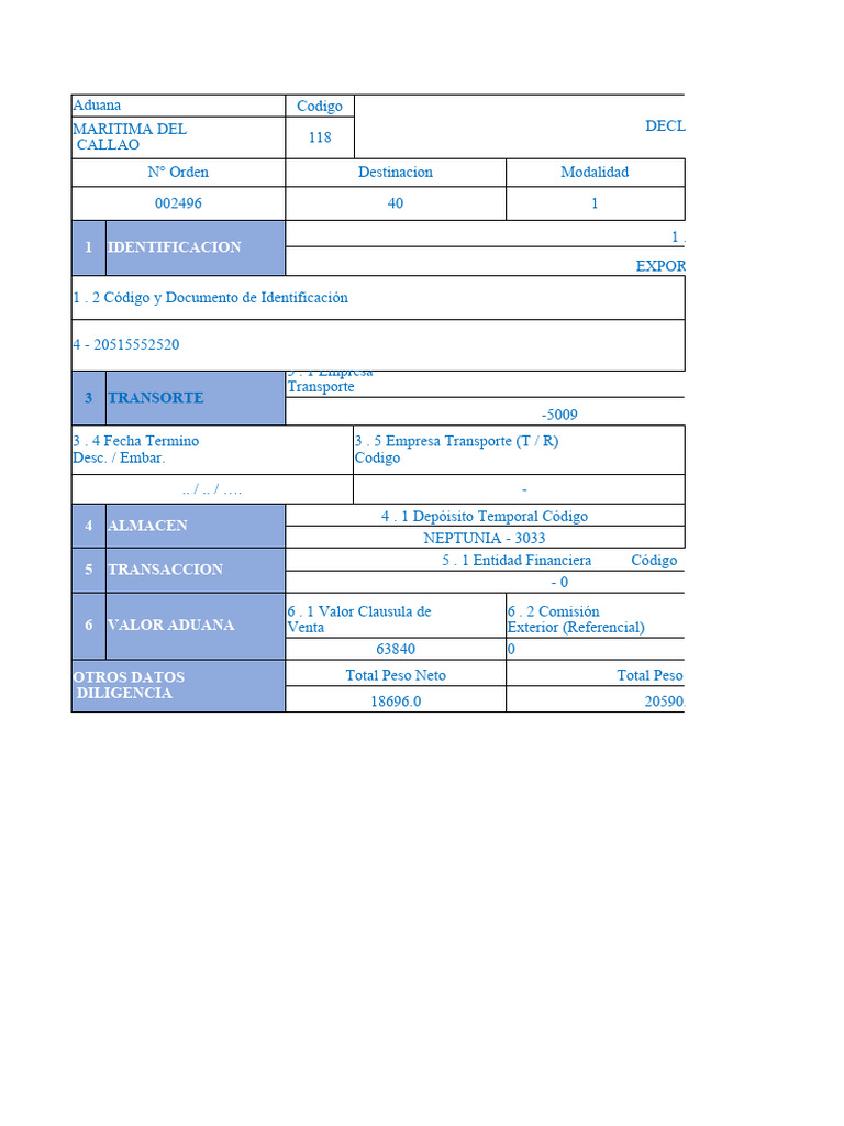 Declaracion Unica De Aduanas Pdf El Comercio Internacional Comercio