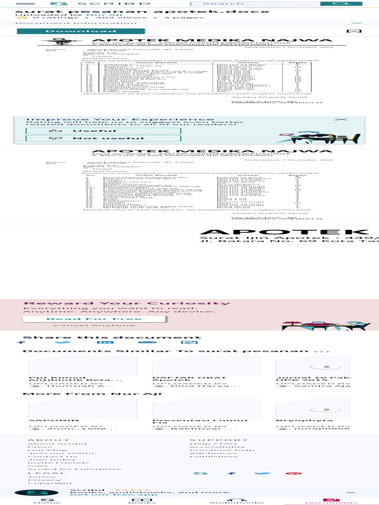 Surat Pesanan Apotek Pdf