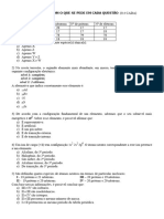 5ªavaliação de ciências-8ª série Tipo2