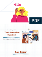 White Orange Blue Illustrative English Communication Strategy Turn-Taking Educational Presentation