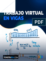 Metodo Del Trabajo Virtual en Vigas