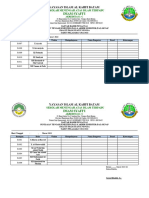 Daftar Hadir Pengawas