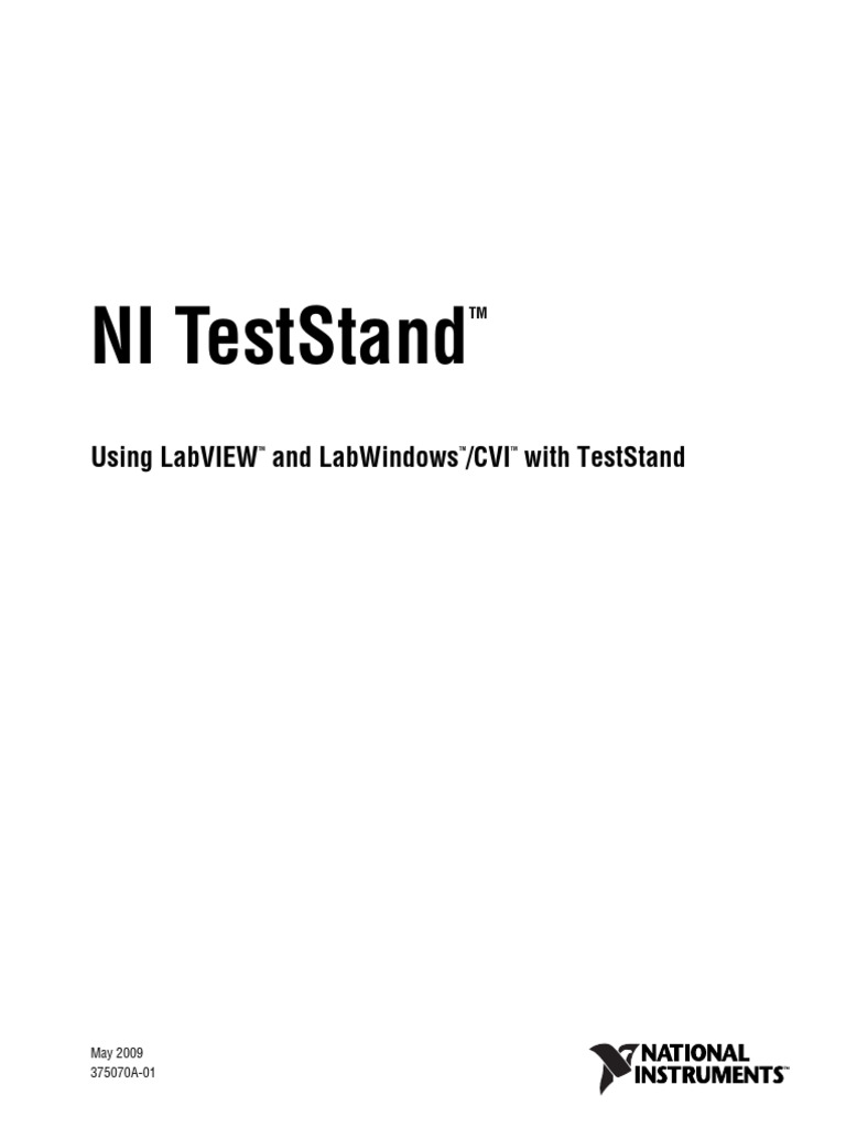 Using Labview and CVI With Teststand | PDF | Component Object Model ...