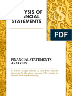 Unit2 Analysis of Financial Statements