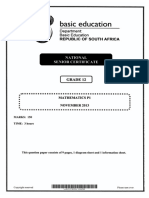 Mathematics P1 Nov 2013 Eng