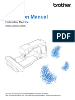 Brother 882D80/D82 Sewing Machine Instruction Manual