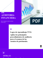 Tema 12 - Principios de Auditoria Financiera