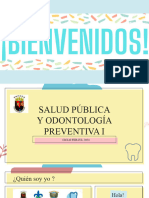Introducción Salud Pública y Odontología Preventiva I